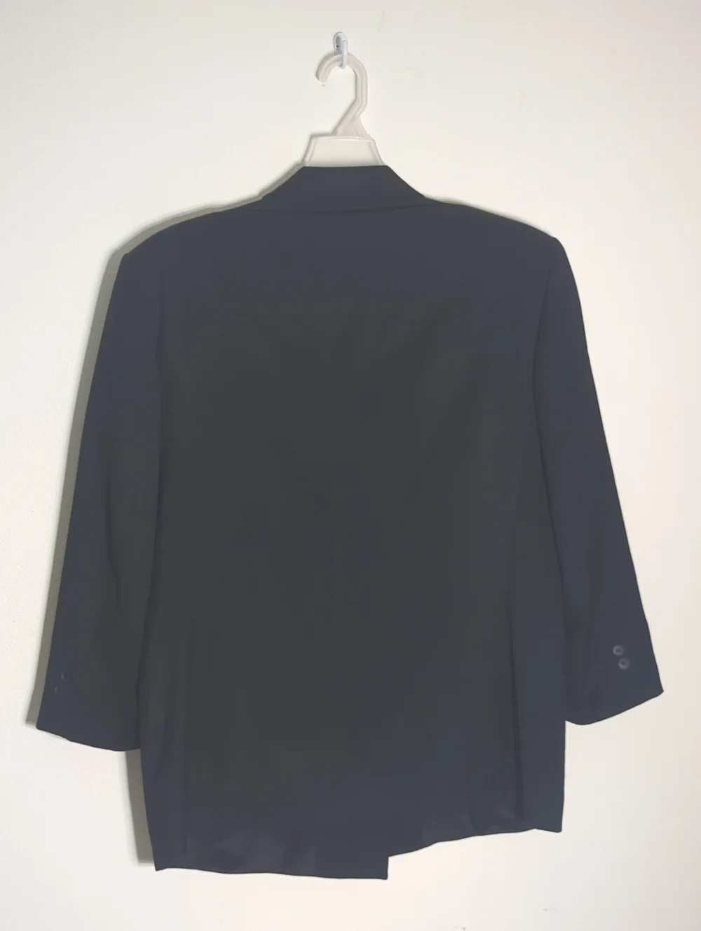Yves Saint Laurent Mens Power Suit Jacket Blazer Vintage 80s Double Breasted 44R